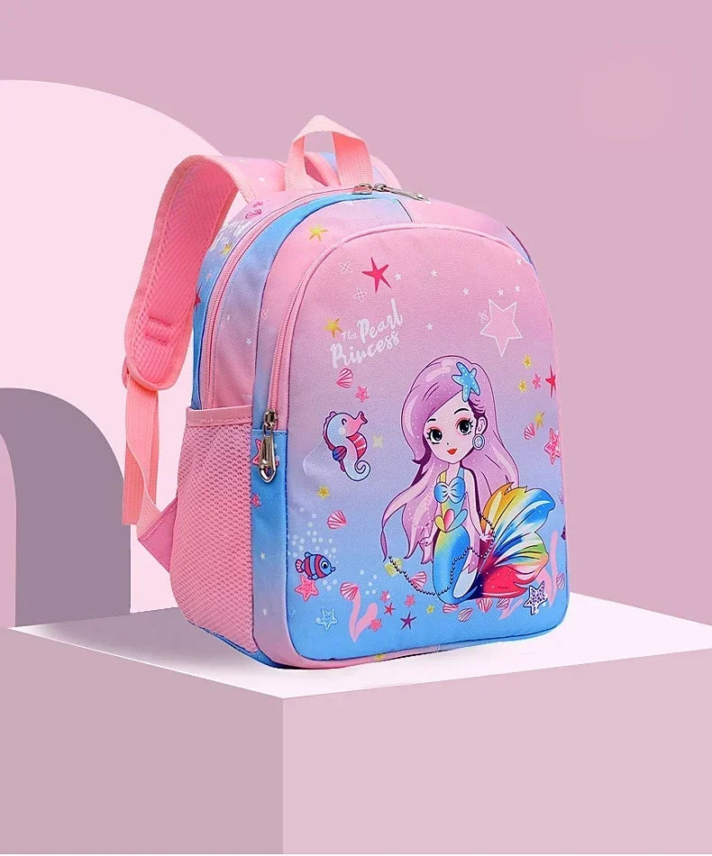 Nuovo zaino per bambini Cartoon simpatico unicorno sirena stampa zainetto asilo zainetto leggero