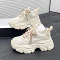 Calzature da donna con plateau High On scarpe da donna Daily Routine Light qualità coreana vulcanizzata a buon mercato per offerta elegante 39
