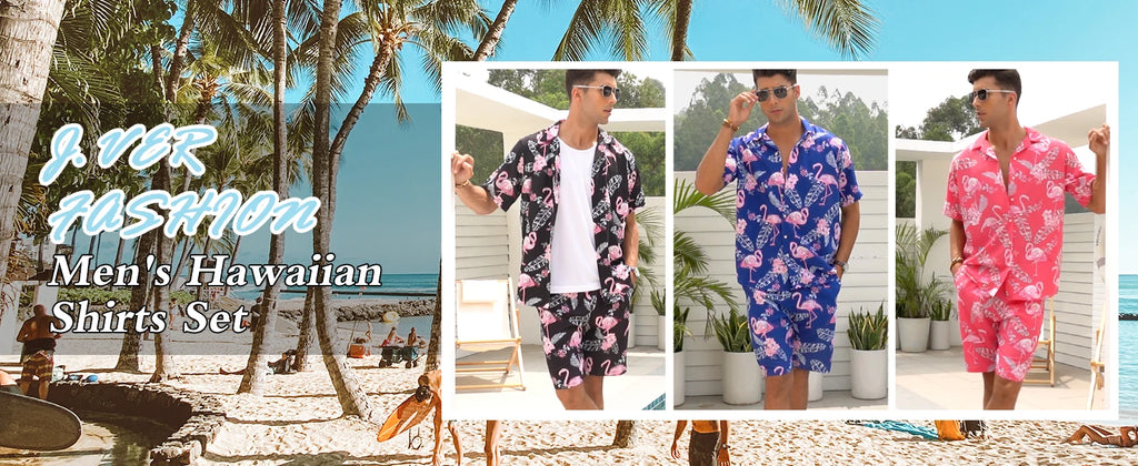 2024 vestito da vacanza estiva dei nuovi uomini camicia con bordo stampato strutturato retrò pantaloncini a maniche corte tuta da piscina traspirante da uomo in due pezzi