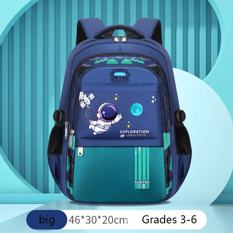 Zaino per bambini 2-16 anni Borse da scuola per bambini per ragazzi Zaino da scuola per astronauta Borsa da libro per ragazzo primaria impermeabile Mochila Infantil