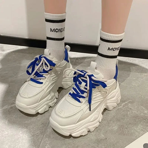 Calzature da donna con plateau High On scarpe da donna Daily Routine Light qualità coreana vulcanizzata a buon mercato per offerta elegante 39