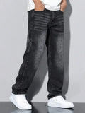 Jeans skinny neri da uomo più venduti, dal design americano, adatti a tutte le stagioni