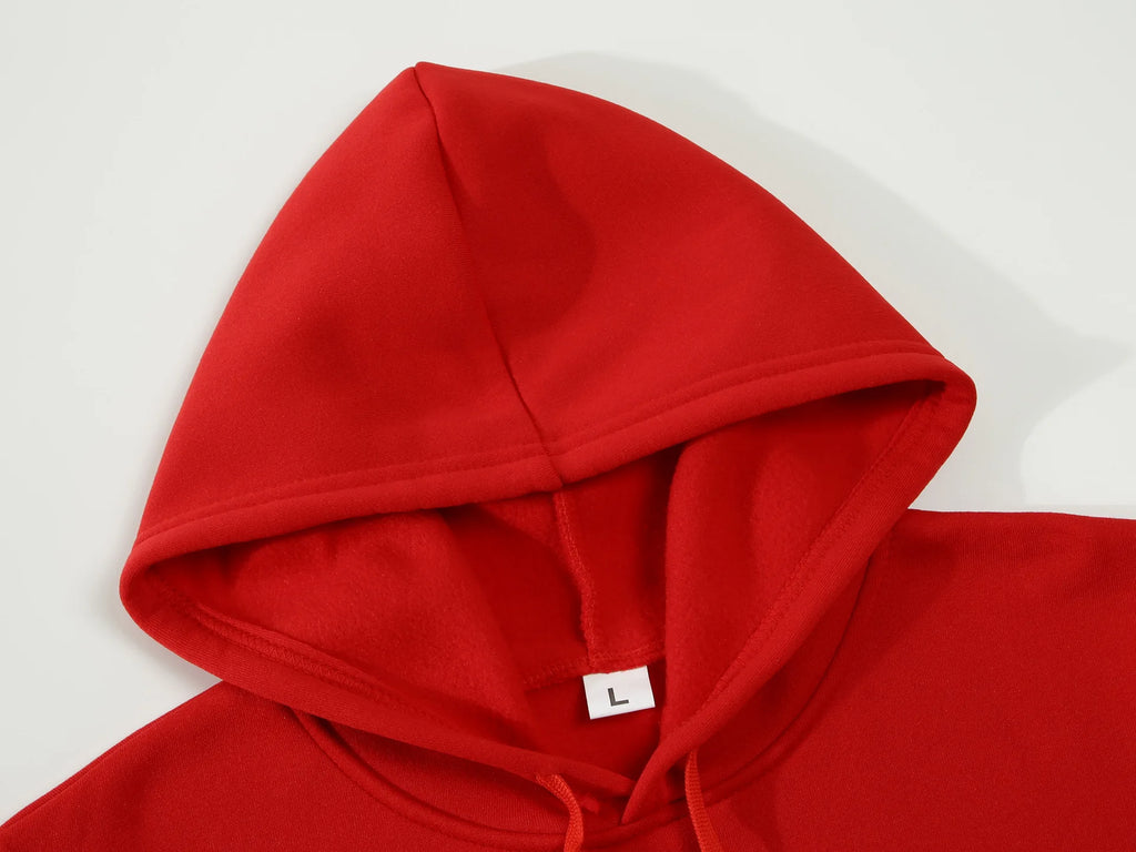 Felpa con Cappuccio da Uomo con Stampa Croce di Gesù, Moda Urbana Casual Streetwear, Trendy Autunno Inverno 2026