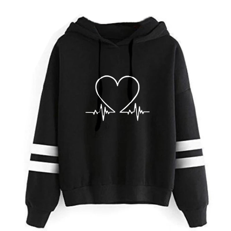 Abbigliamento donna Felpe versatili Felpe casual Pullover comodi Vestibilità slim Morbido stile pigro a righe Jogging quotidiano da donna