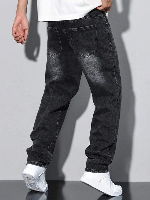 Jeans skinny neri da uomo più venduti, dal design americano, adatti a tutte le stagioni