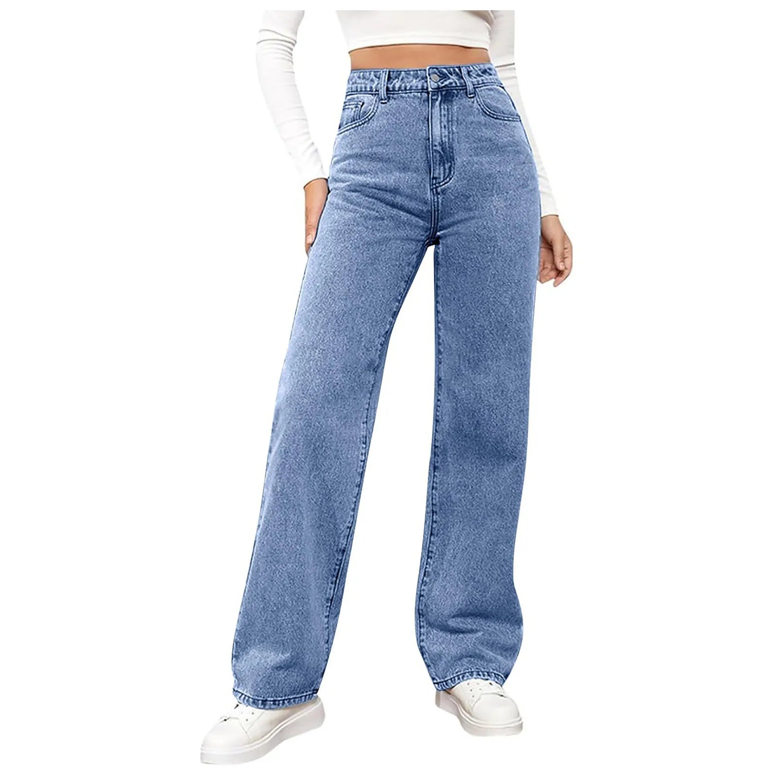 2025 Jeans delle nuove donne Pantaloni larghi in denim allentato retrò europei e americani Dimagranti Jeans a vita alta per le donne