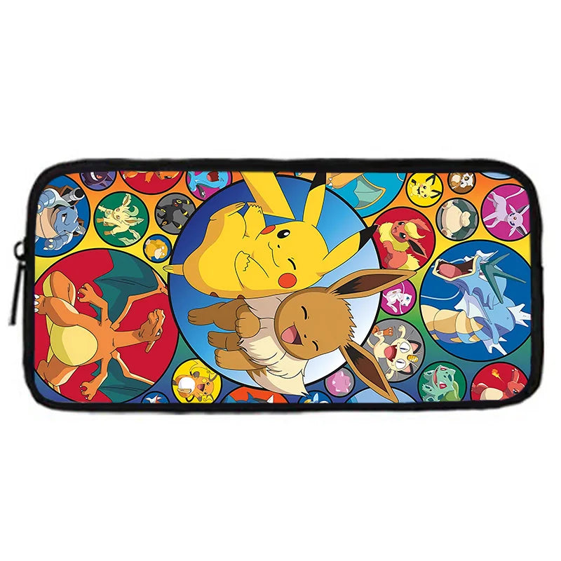 Zaino per la scuola per bambini con cartoni animati di Potdemiel, con borse per il pranzo, borse per matite, zaini per ragazzi e ragazze, P-PokéS, il miglior regalo