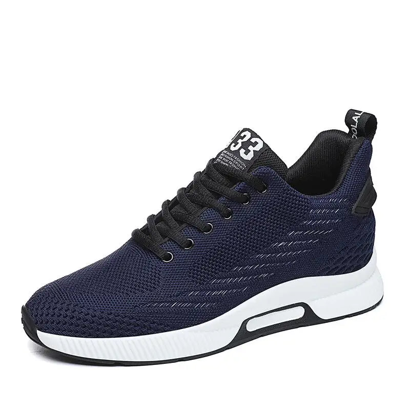 Nuove Sneakers da Uomo con Rialzo Interno, Scarpe Sportive Traspiranti in Mesh per Aumentare l'Altezza (6CM, 8CM)