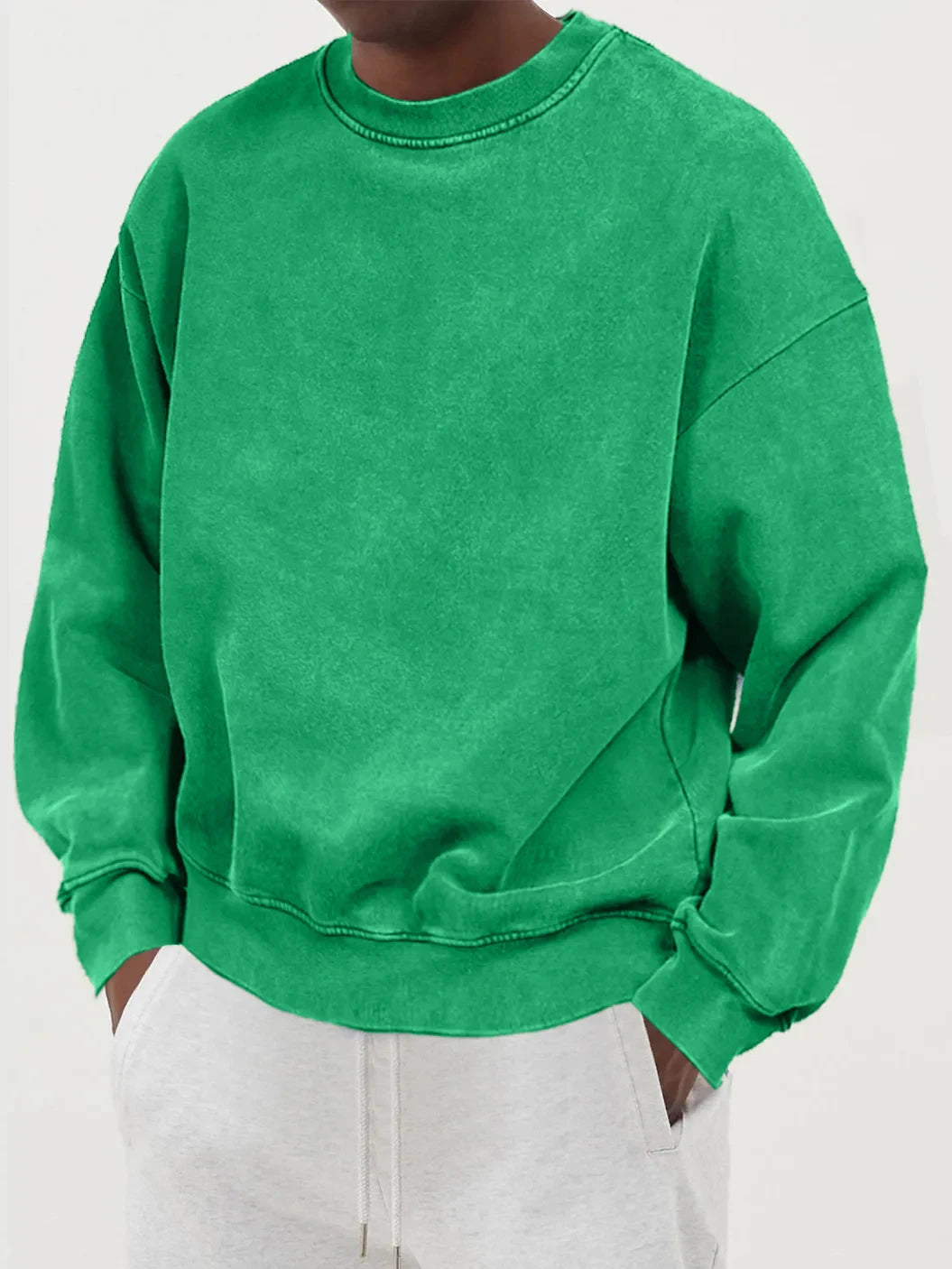 Felpe vintage solide Abbigliamento sportivo da uomo in cotone lavato Pullover autunnali caldi Felpa con cappuccio comoda e casual Streetwers oversize alla moda