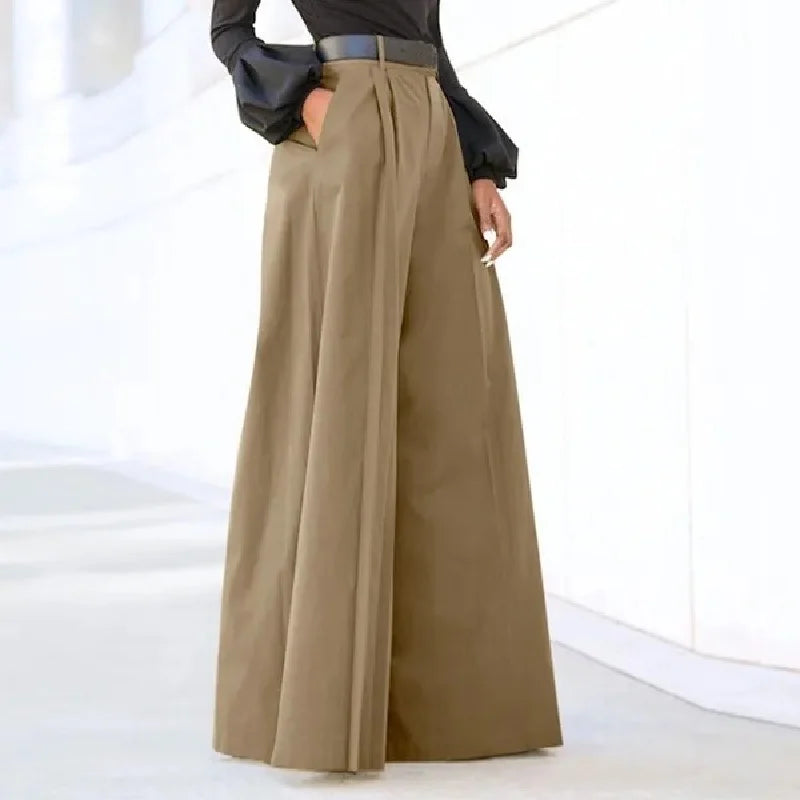 Pantaloni a gamba larga da donna Pantaloni da donna Pantaloni palazzo Pantaloni larghi comodi in lino stampato estivo con VêTements Femme