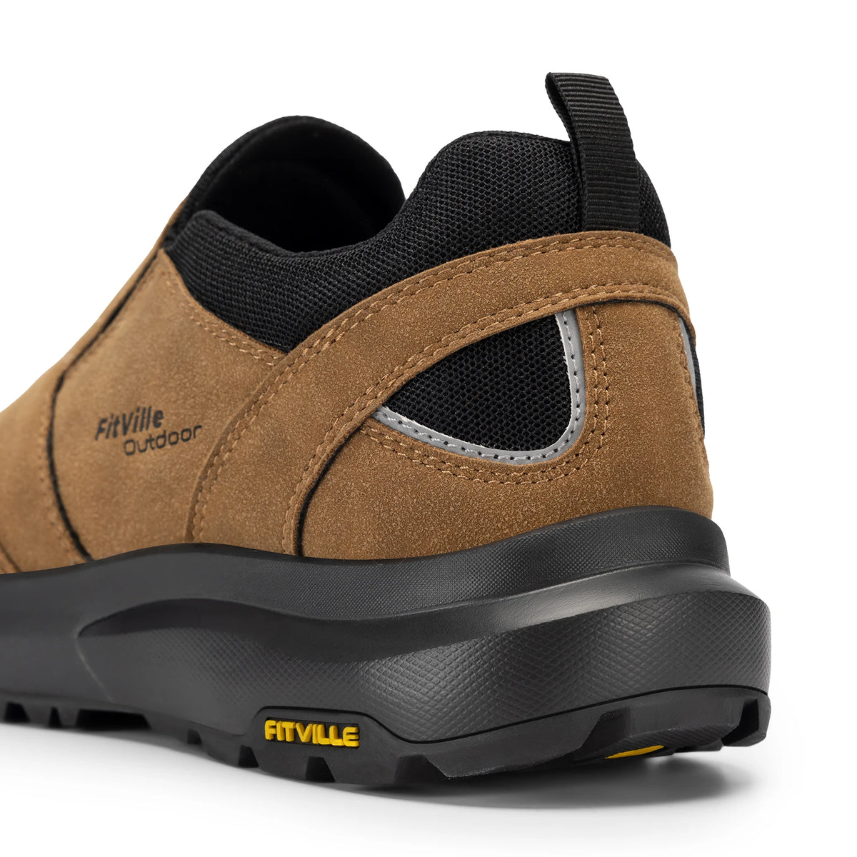 FitVille Mocassini da trekking extra larghi da uomo, comode scarpe da passeggio ortopediche con supporto per l'arco plantare per sentieri di trekking all'aperto, piedi piatti e sollievo dal dolore ai piedi