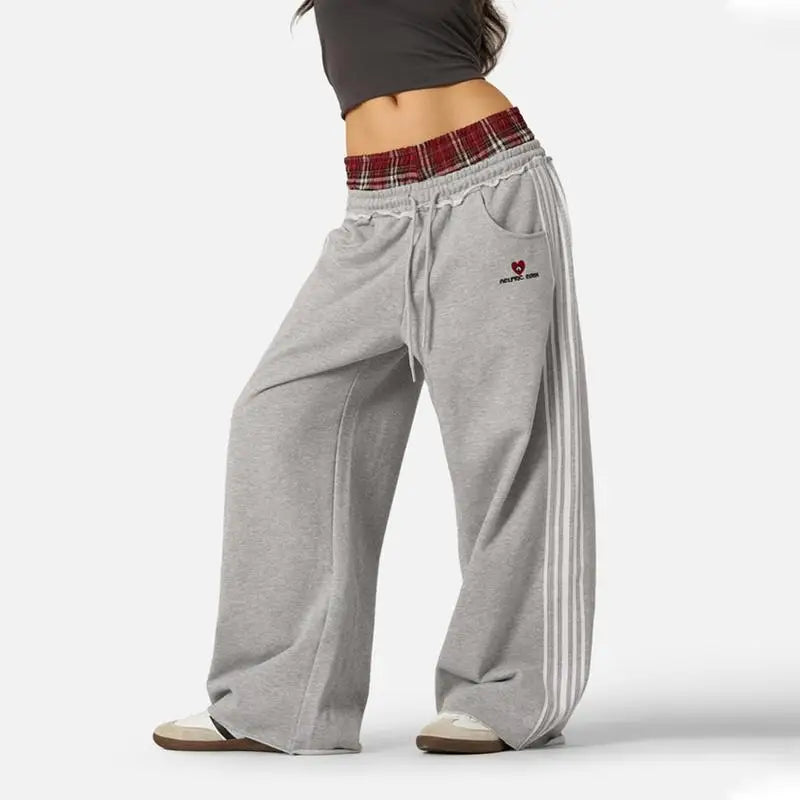 Set da due pezzi vestibilità ampia stile college retrò americano con pantaloni da bagno finti con doppia testa a doppia vita per il tempo libero sportivo Moda 2025