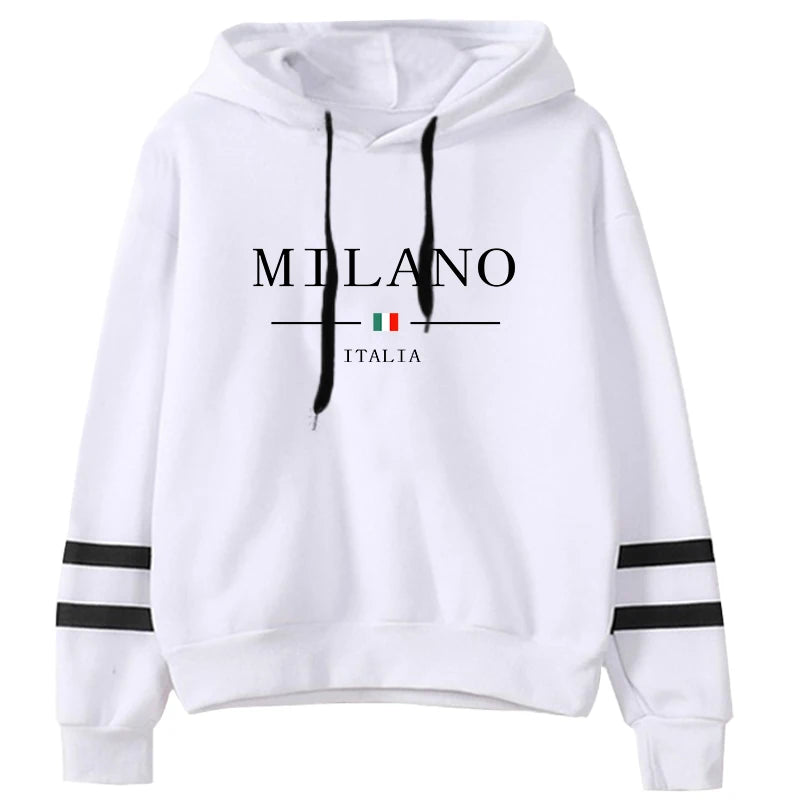 Felpe con cappuccio Felpe da donna Vendite calde Stampa Pullover versatili giornalieri Stripe Jogging Abbigliamento sportivo Donna casual Top con cappuccio