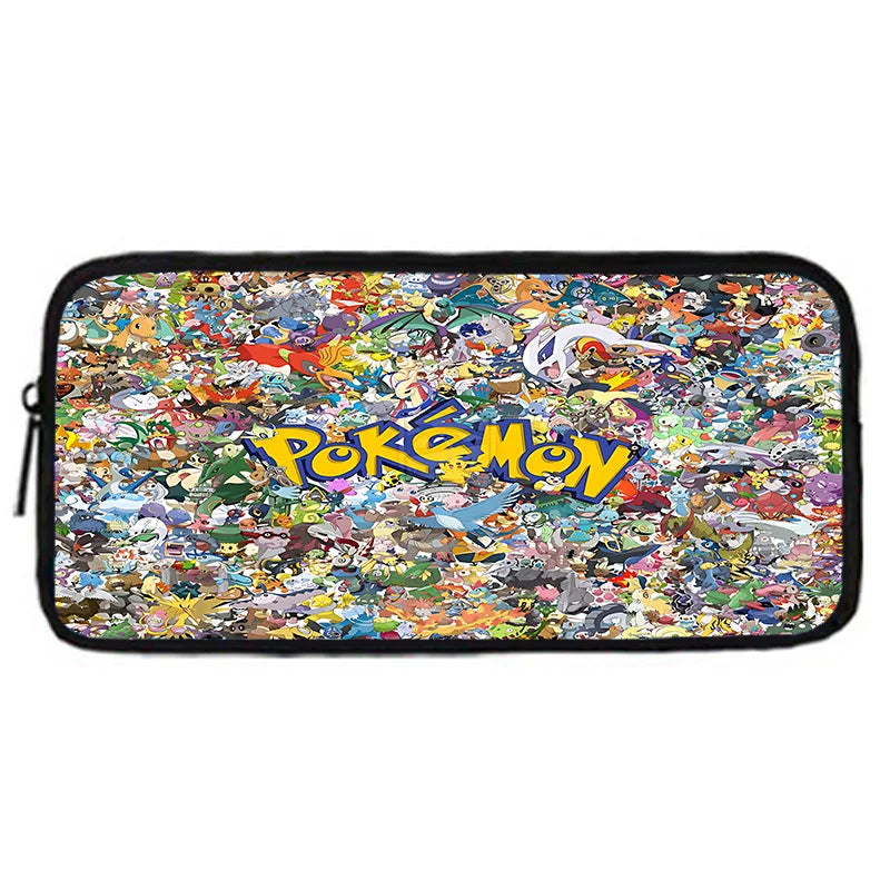 Zaino per la scuola per bambini con cartoni animati di Potdemiel, con borse per il pranzo, borse per matite, zaini per ragazzi e ragazze, P-PokéS, il miglior regalo