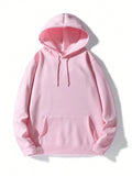 NUOVE felpe con cappuccio solide da donna invernali felpe comode in pile elasticizzato di base tasche larghe vestiti caldi pullover femminile da strada