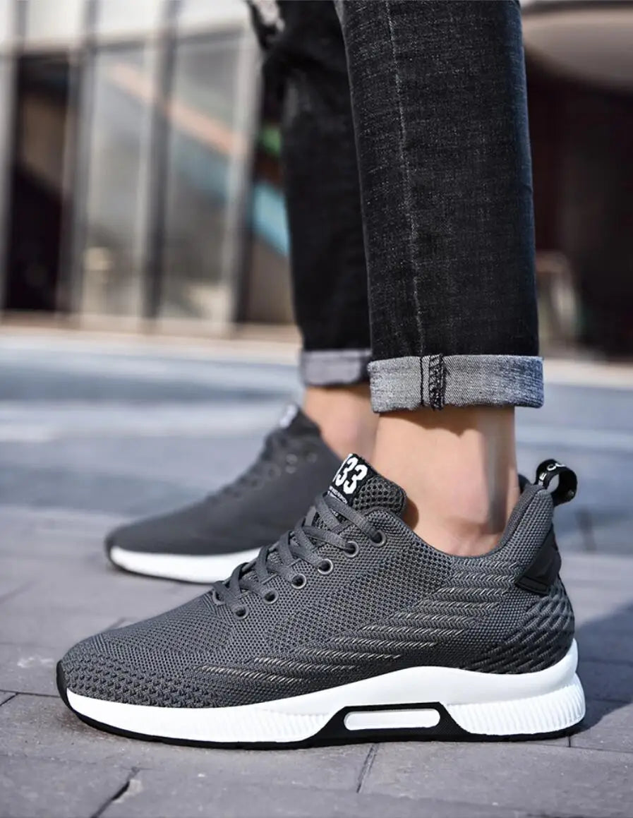 Nuove Sneakers da Uomo con Rialzo Interno, Scarpe Sportive Traspiranti in Mesh per Aumentare l'Altezza (6CM, 8CM)