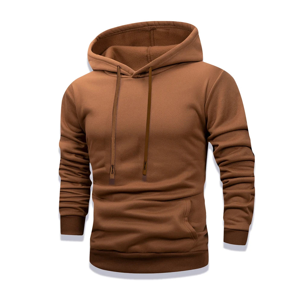 Felpa con cappuccio unisex Felpa con cappuccio Autunno Inverno Corda lavorata a maglia Felpe con cappuccio a maniche lunghe Caldo casual Felpe con cappuccio tinta unita Pullover
