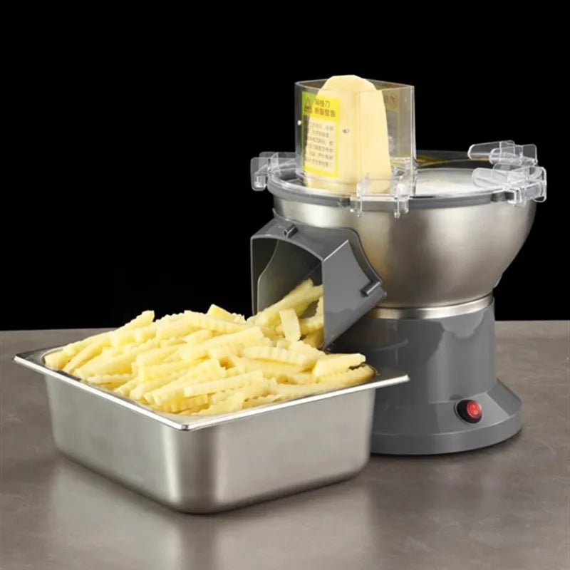 4-in-1 Vegetable Slicer Machine, Electric Food Chopper for Kitchen Household/Commercial Use Commercial-Grade Efficient Vegetable