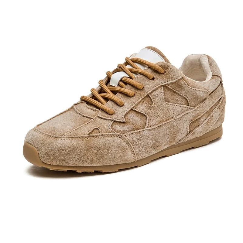 AIYUQI Sneakers da Donna 2026 Nuove Scarpe Basse in Vera Pelle da Donna per Allenamento, Taglie Grandi, Stile Retrò Casual
