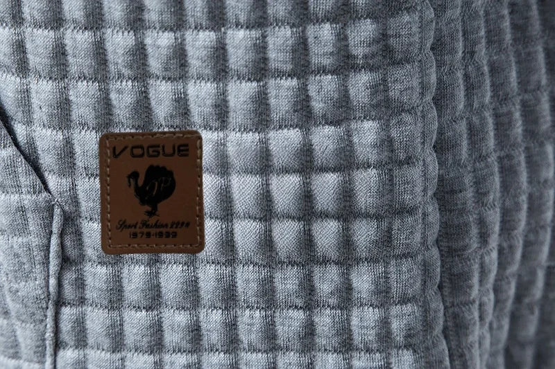 Nuova Felpa con Cappuccio da Uomo Primavera-Autunno 2025, Stile Europeo con Stampa DC, Tasche Grandi, Jacquard a Quadretti, Taglie Oversize