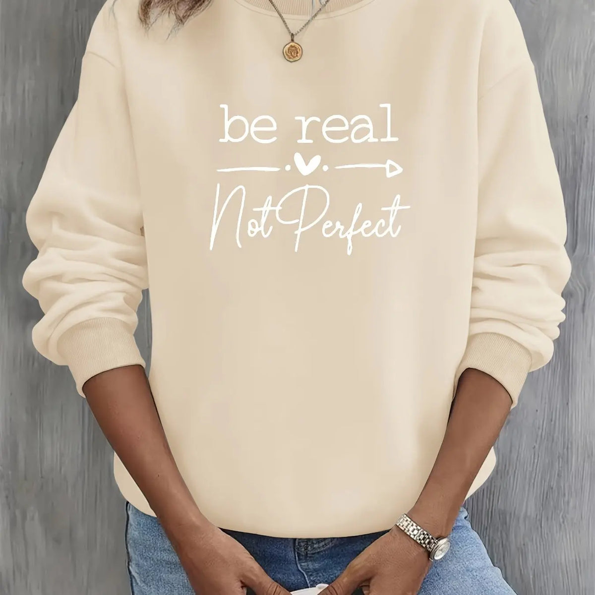 Pullover con cappuccio girocollo a maniche lunghe in velluto stampato con motivo a lettere comode e casual autunnali e invernali da donna