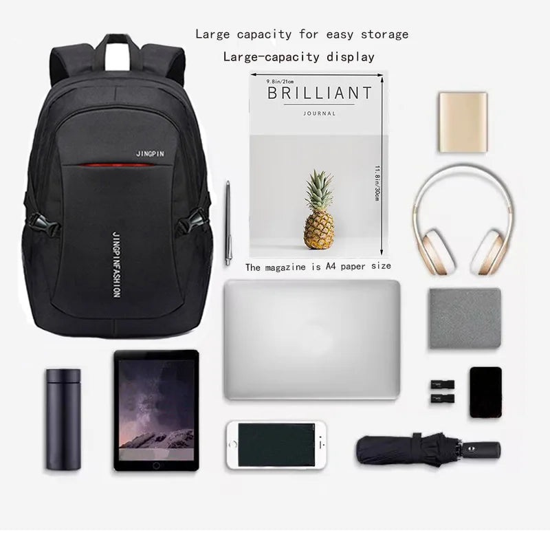 Valigetta casual in tela da uomo e da donna - Borsa semplice a doppia tracolla - Versione coreana - Borsa da viaggio per laptop
