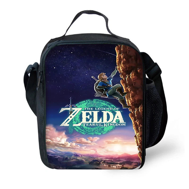 Zaino per la scuola dei bambini The Legends of Zeldas con borse per il pranzo, borse per matite, borse per la scuola per ragazzi e ragazze, miglior regalo