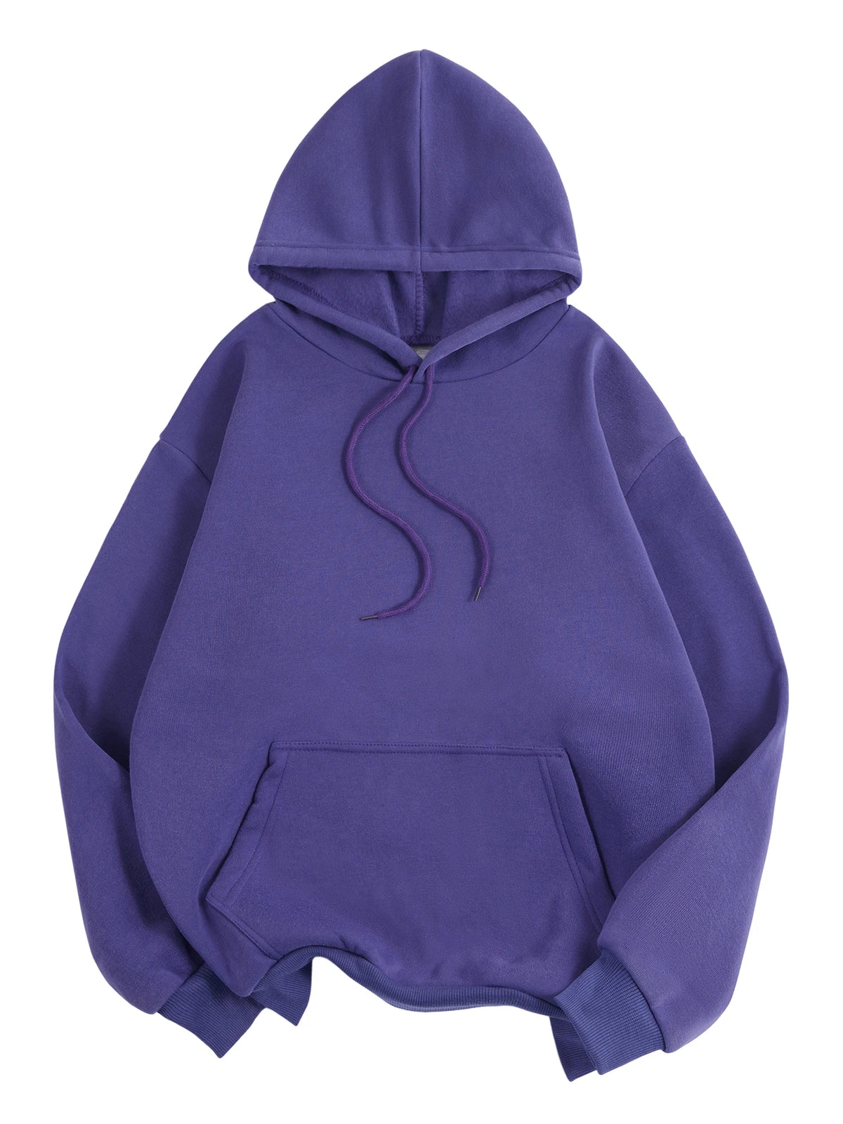 NUOVE felpe con cappuccio solide da donna invernali felpe comode in pile elasticizzato di base tasche larghe vestiti caldi pullover femminile da strada