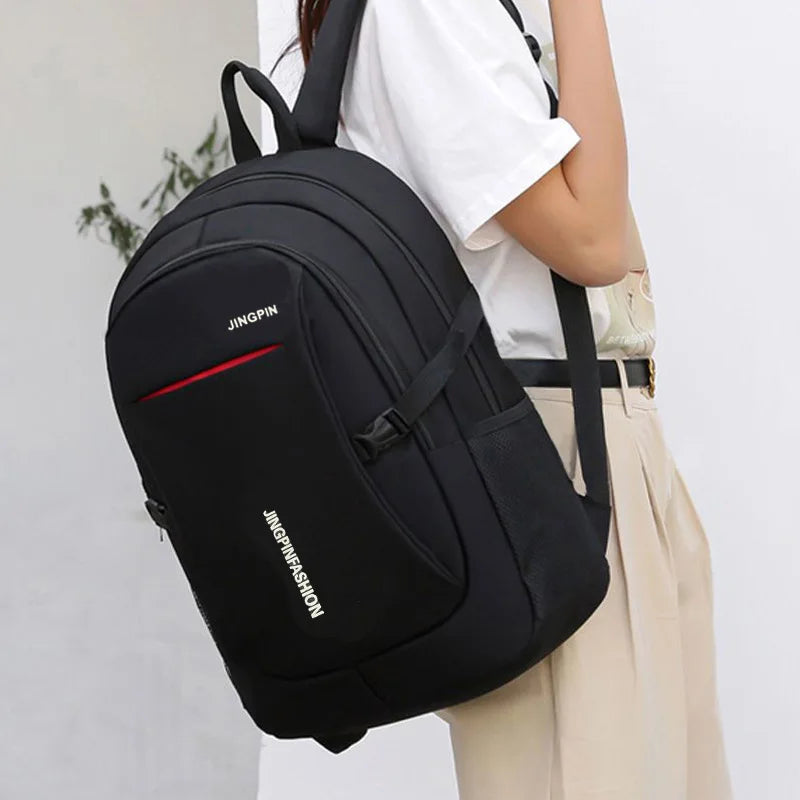 Valigetta casual in tela da uomo e da donna - Borsa semplice a doppia tracolla - Versione coreana - Borsa da viaggio per laptop