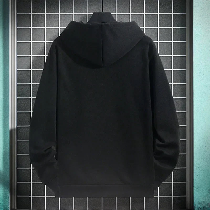 2025 Autunno/Inverno Nuovo Arrivo Felpa Con Cappuccio da Uomo di Alta Qualità di Colore Solido Felpa con Cappuccio Maschile Casa All'aperto Casual Moda Pullover