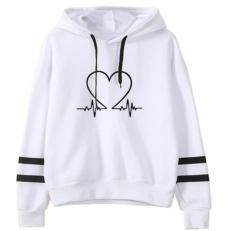 Abbigliamento donna Felpe versatili Felpe casual Pullover comodi Vestibilità slim Morbido stile pigro a righe Jogging quotidiano da donna