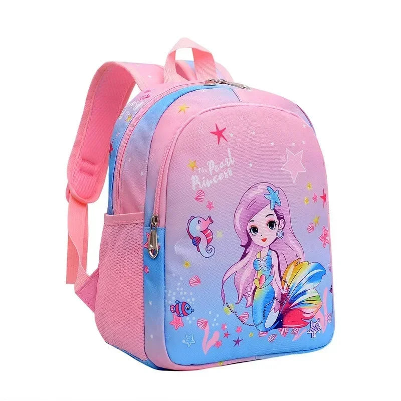 Nuovo zaino per bambini Cartoon simpatico unicorno sirena stampa zainetto asilo zainetto leggero