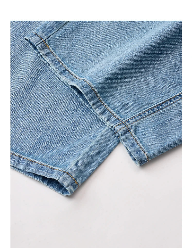 TOYOUTH Jeans da donna 2026 Autunno Nuovi pantaloni cropped a gamba larga deconstruiti con vestibilità snellente