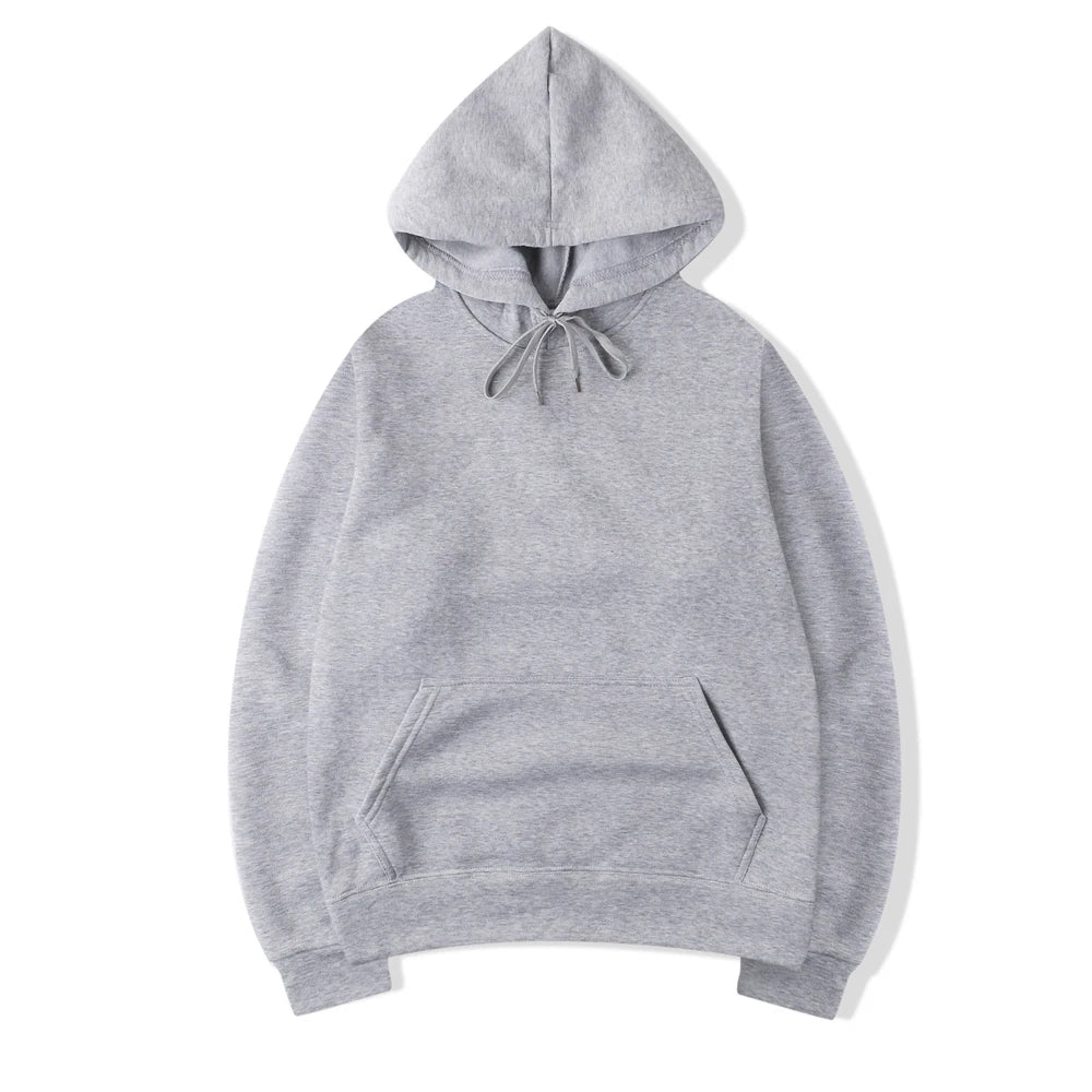 Felpe con cappuccio da uomo Pullover da donna Primavera Autunno Felpe con cappuccio casual Felpe con cappuccio tinta unita Felpa nera oversize per uomo