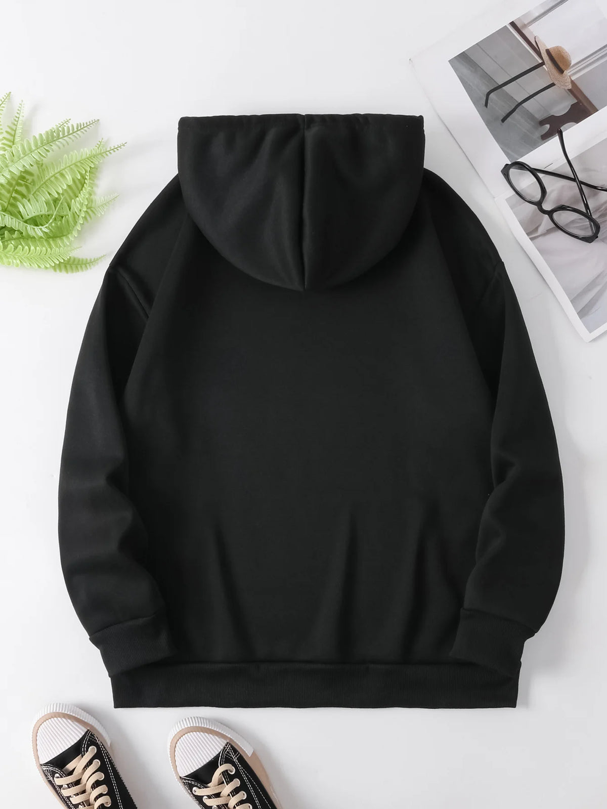 Felpa con cappuccio girocollo autunno e inverno da donna stampata con motivo floreale colorato Felpa casual a maniche lunghe Abbigliamento da donna