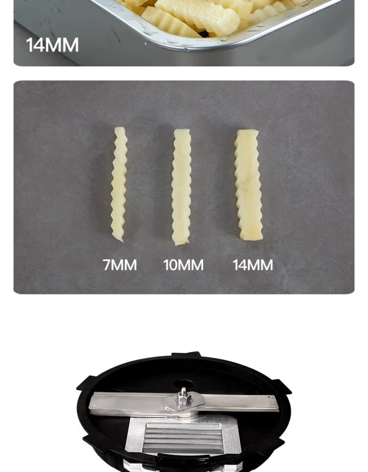 4-in-1 Vegetable Slicer Machine, Electric Food Chopper for Kitchen Household/Commercial Use Commercial-Grade Efficient Vegetable