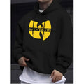 Felpa con Cappuccio Hip Hop Anni '90 Wu Clan T-tangs, Casual Autunno Inverno, Vintage, in Pile, Manica Lunga, per Uomo e Donna