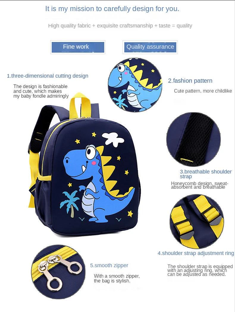 2022 Zaini per bambini dei cartoni animati Mini zainetto per la scuola materna Zaino per animali di peluche Borse da scuola per bambini Zaino impermeabile per ragazze