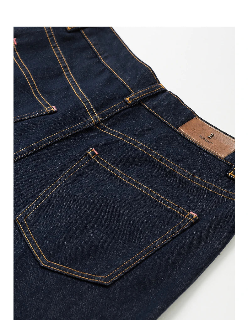 TOYOUTH Jeans denim da donna 2025 Autunno Nuovi pantaloni larghi a banana curvi larghi