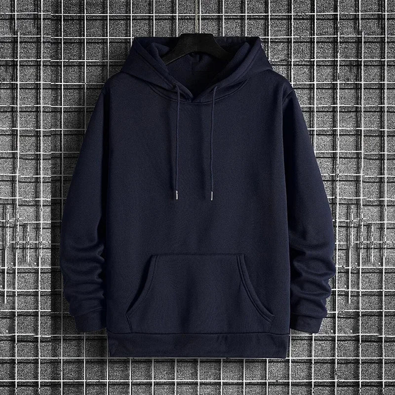 2025 Autunno/Inverno Nuovo Arrivo Felpa Con Cappuccio da Uomo di Alta Qualità di Colore Solido Felpa con Cappuccio Maschile Casa All'aperto Casual Moda Pullover