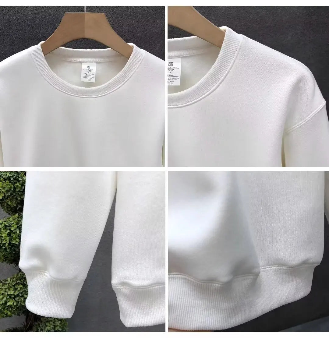 Nuovi Uomini di Autunno Grafica Felpe Con Cappuccio Manica Lunga T-Shirt di Cotone Hip Hop Magliette di Grandi Dimensioni Sport Top S-5XL Abbigliamento Uomo 2024