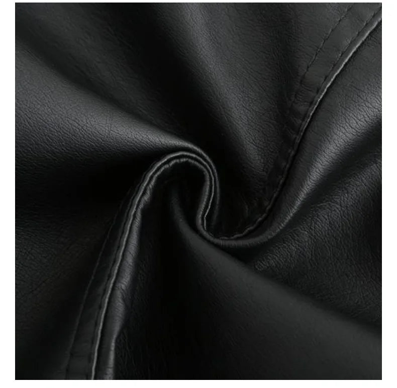 Elegante giacca da donna con collo alto 2022 modello femminile tridimensionale cappotto S-4XL nuove donne giacca in ecopelle Pu