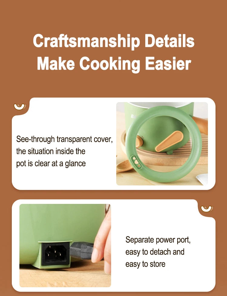 220V Electric Rice Cooker Multifunctional Stew Pan Non-stick Cookware for Kitchen Offer Multicooker Hot Pot Home Appliance