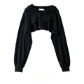 Felpa con cappuccio femminile Personalità Crop irregolare Stile ultra corto Top a maniche lunghe Felpa con spedizione di goccia femminile Y2k