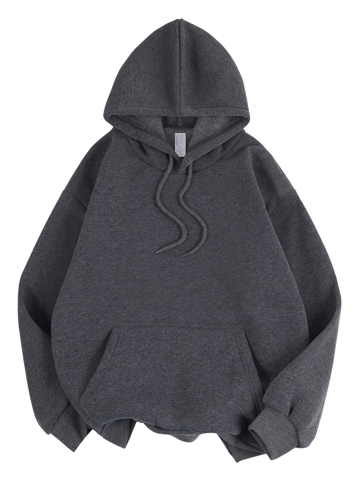 NUOVE felpe con cappuccio solide da donna invernali felpe comode in pile elasticizzato di base tasche larghe vestiti caldi pullover femminile da strada