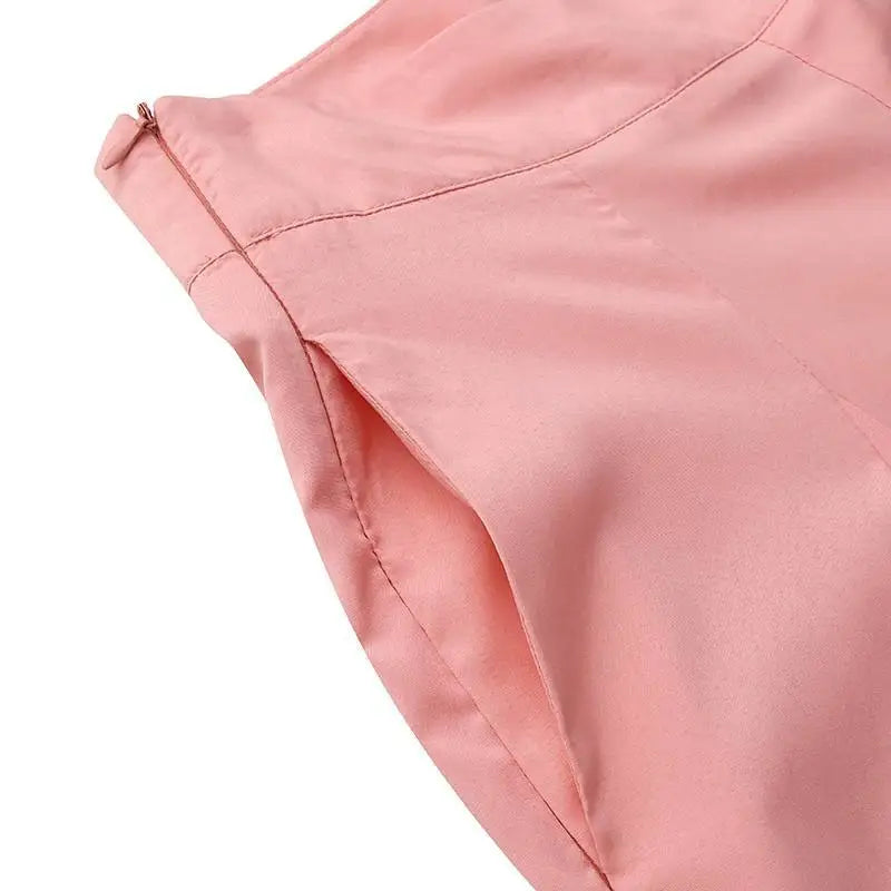 Pantaloni a gamba larga a vita alta da donna alla moda Primavera Autunno Pantaloni a zampa d'elefante eleganti femminili Pantaloni lunghi larghi casual per le vacanze solidi Nuovo