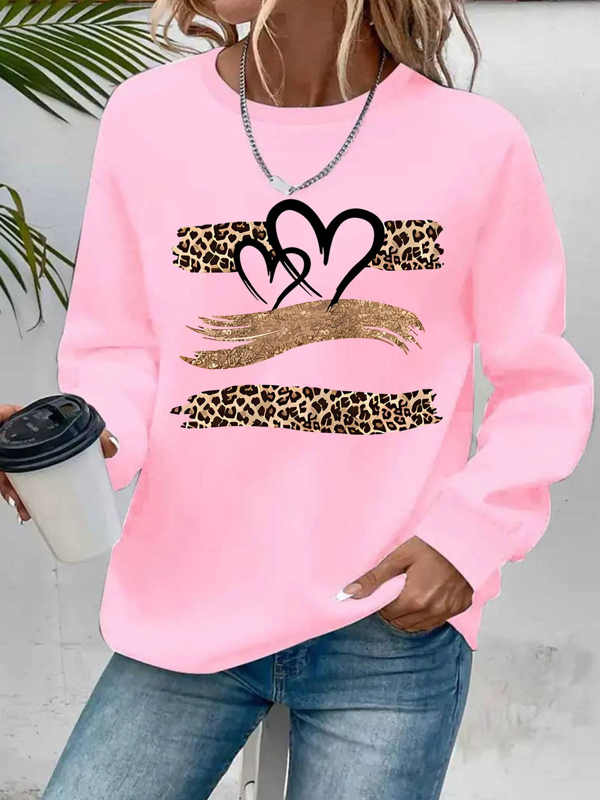 Pullover con cappuccio girocollo a maniche lunghe in velluto stampato con motivo a lettere comode e casual autunnali e invernali da donna