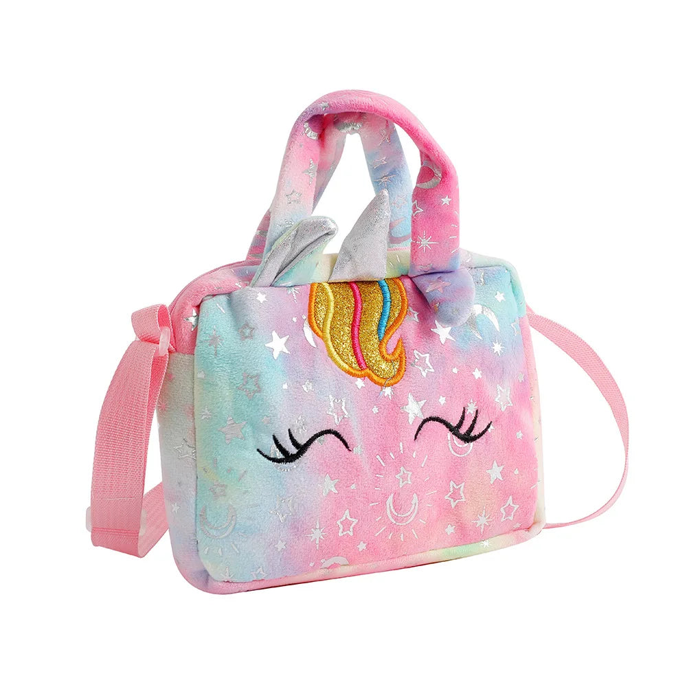 Borse a Tracolla Unicorno alla Moda per Bambine, Graziose Borsette per Bambini, Regalo di Compleanno, Piccola Borsa per Bambine