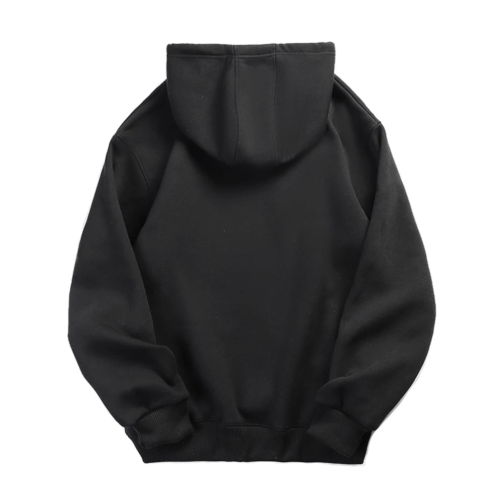Felpe con cappuccio da uomo Pullover da donna Primavera Autunno Felpe con cappuccio casual Felpe con cappuccio tinta unita Felpa nera oversize per uomo