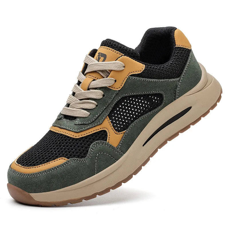 2023 New Summer Casual scarpe antinfortunistiche da uomo Mesh Light Sneaker traspirante antiforatura scarpe da ginnastica antiscivolo da lavoro per scarpe da uomo